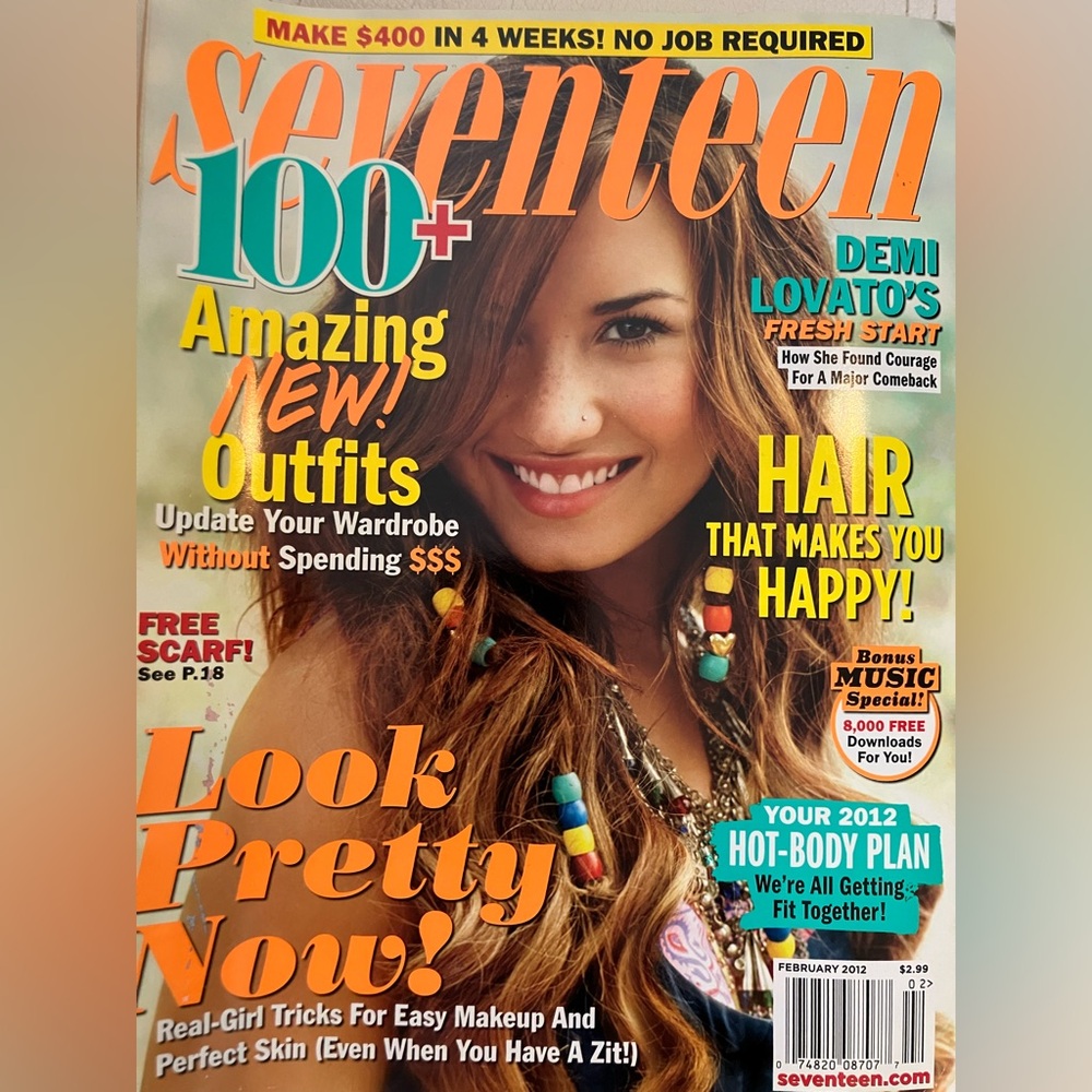 Seventeen Magazine Demi Lovato  Cover 2010s